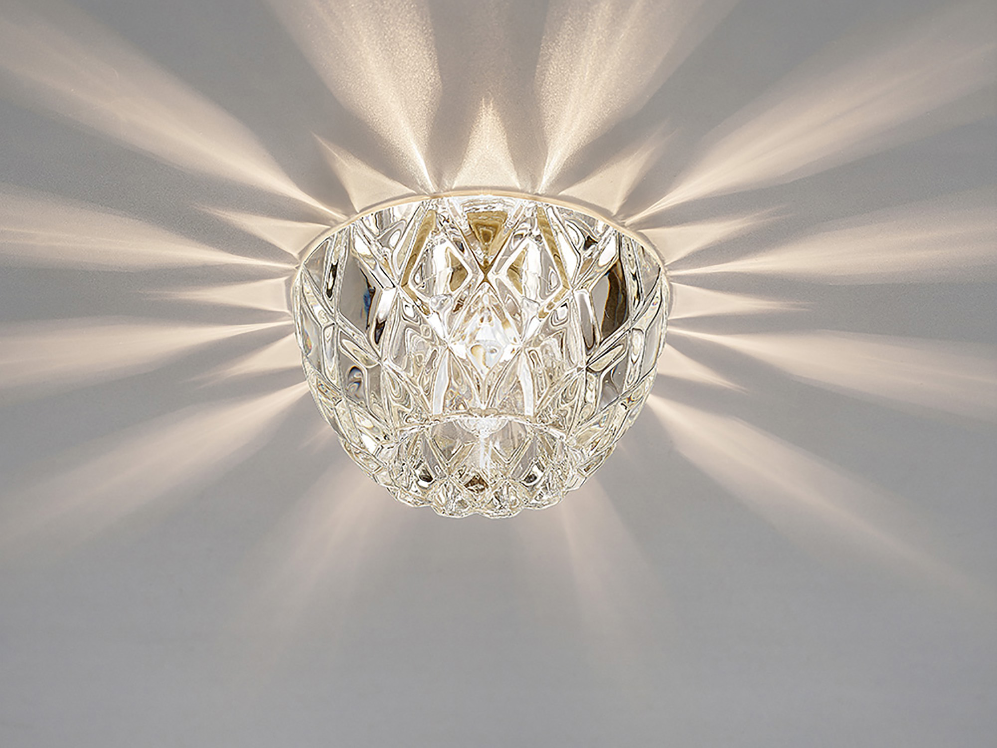 Ria Crystal Ceiling Lights Diyas Recessed Crystal Lights